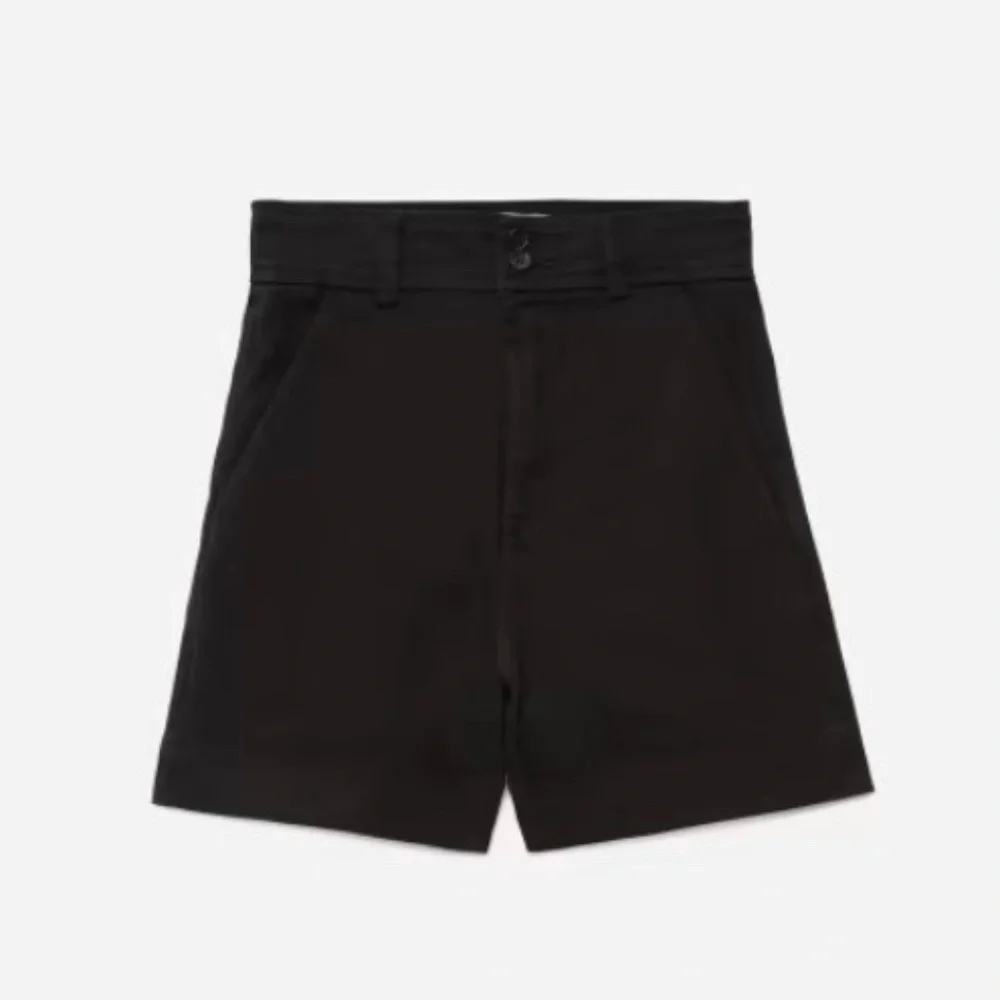 Everlane The Way High Canvas Shorts in Black - Picture 6 of 6